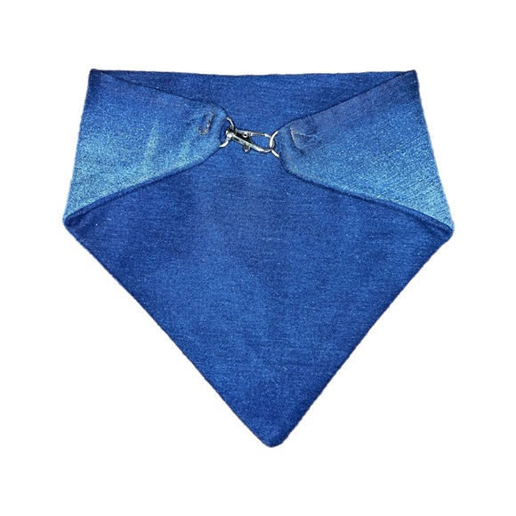 15.25” Levi’s Dog Bandana, Levi Strauss, Levi Jeans, Repurposed Levi Strauss - Picture 2 of 9